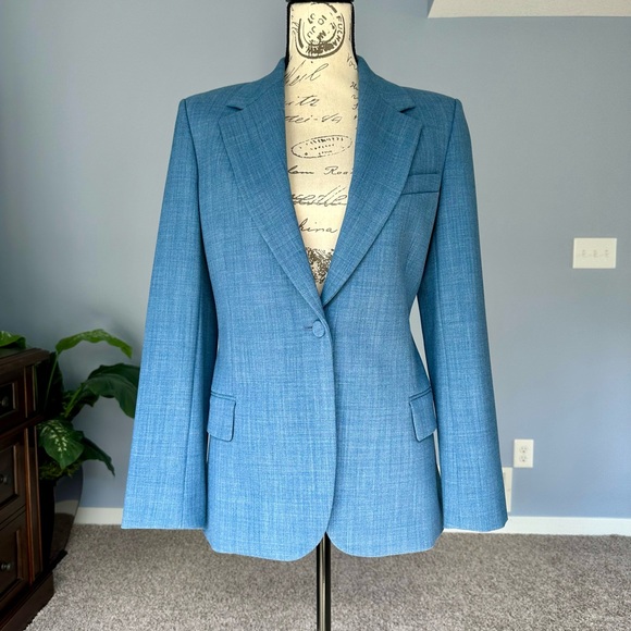 Theory Chambray Denim Portland Jacket size 6 - Picture 1 of 13